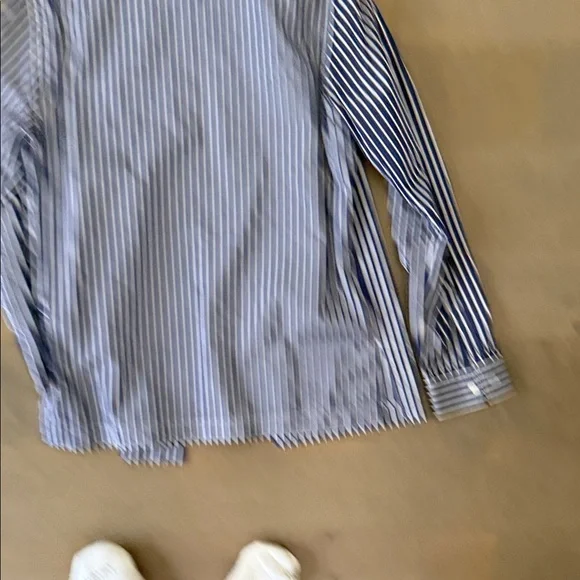 Sandro Navy Striped Men's Shirt size S - Picture 6 of 6